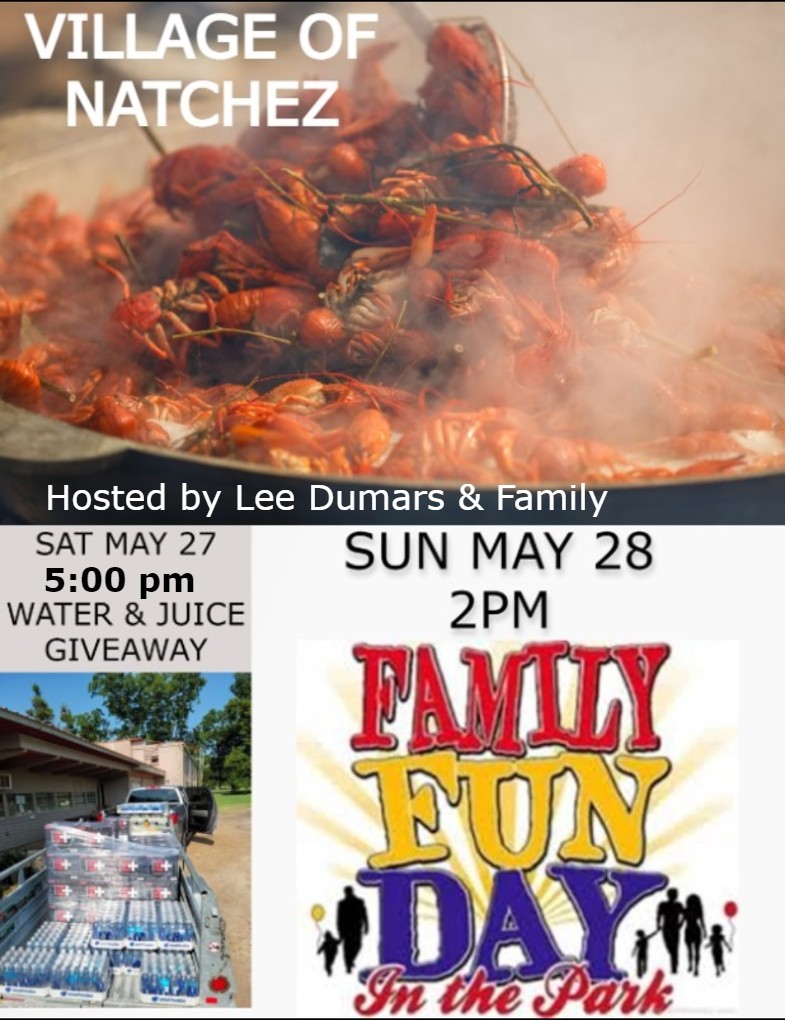 Village of Natchez Water Giveaway & Family Day in the Park&nbsp;2023