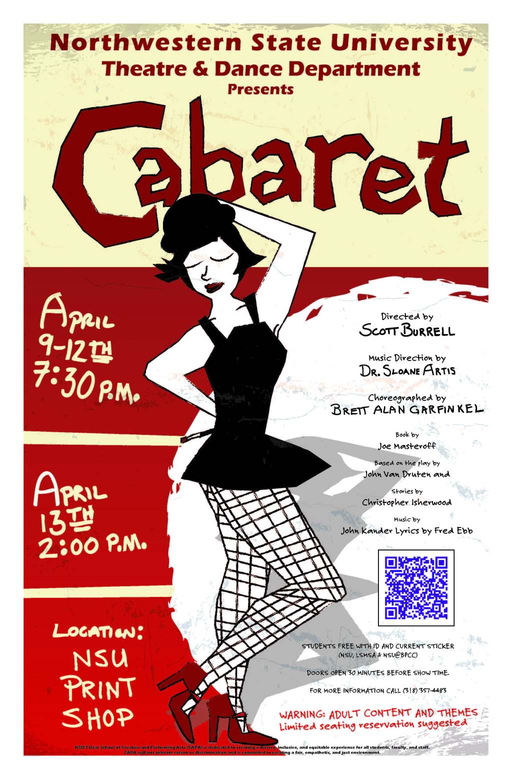 NSU Theatre and Dance to Present “Cabaret”