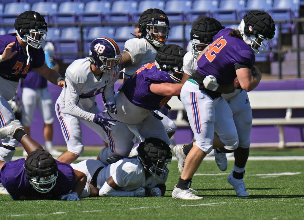 Football — Demons work their way through physical spring&nbsp;scrimmage