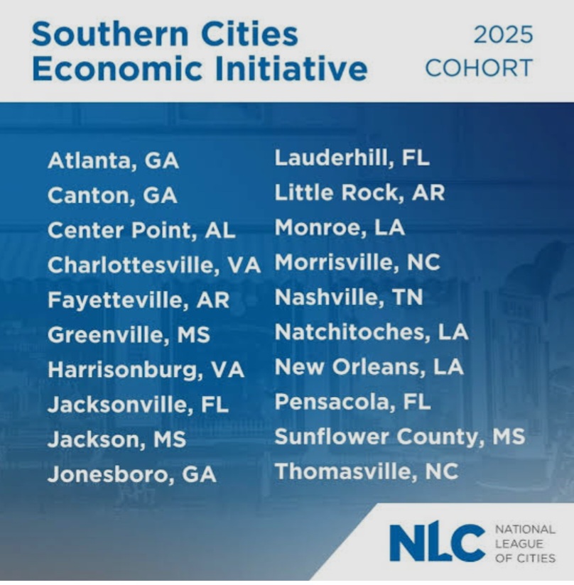 City of Natchitoches Selected by The National League of Cities’ for Second Phase Grant to Boost Economic Growth and&nbsp;Resilience
