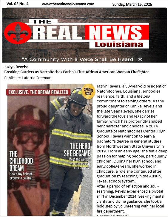 The Real News Louisiana March 15,&nbsp;2026