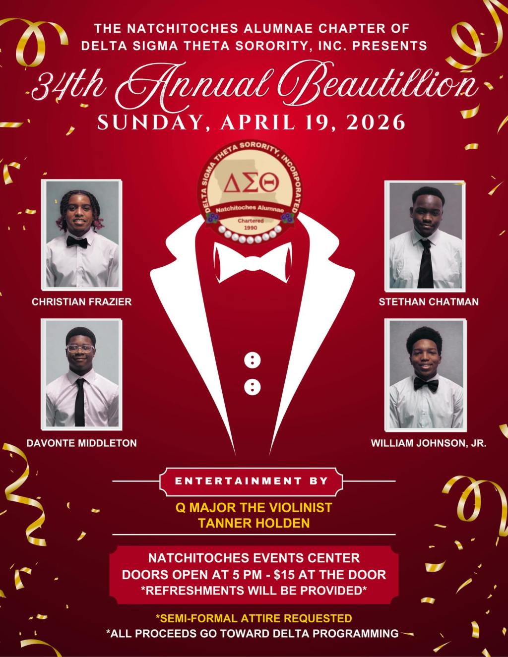 Delta Sigma Theta Sorority, Inc. Announces 2026 Beautillion&nbsp;Participants