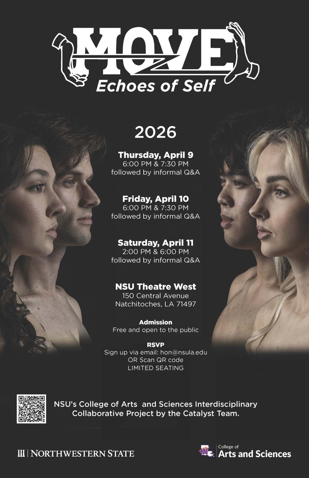 College of Arts and Sciences to present interdisciplinary performance April&nbsp;9-11