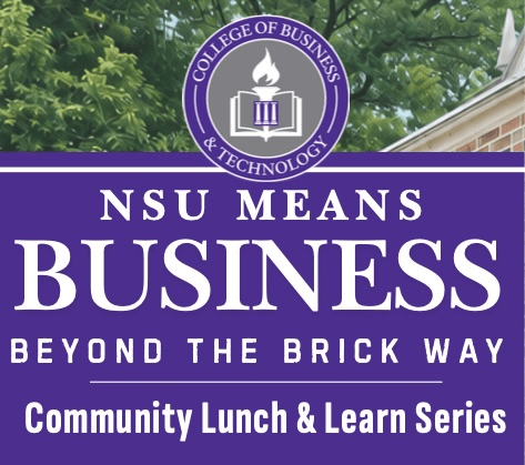 NSU Means Business – Lunch & Learn series starts Sept.&nbsp;14